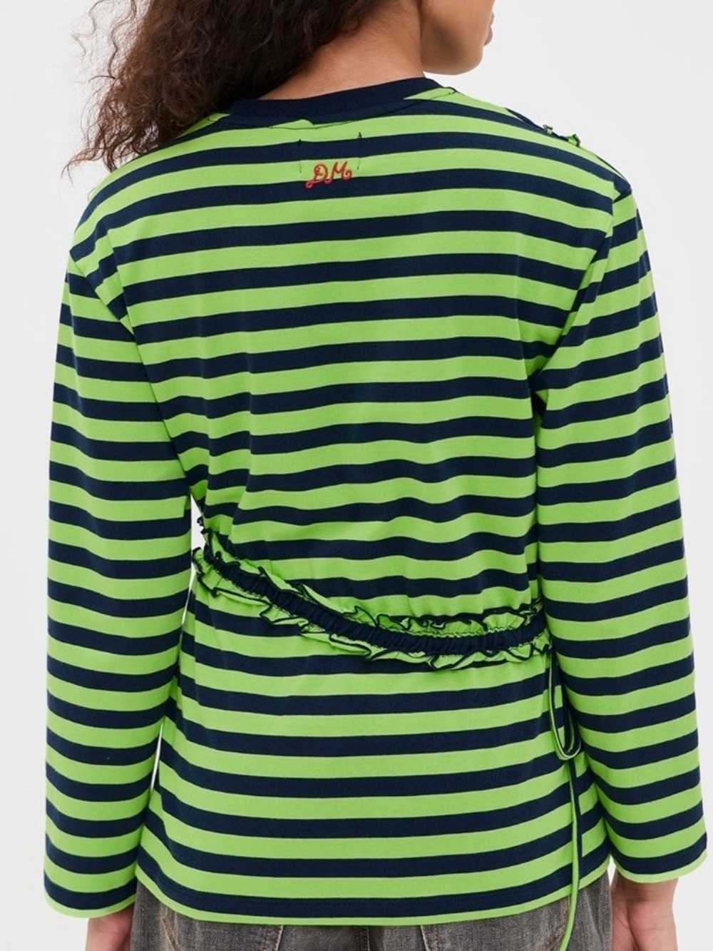 Dumb đź’© I Bought While Drinking Wine: Damson Madder Prudie Ruffle Long Sleeve Tee - Picture 8 of 10